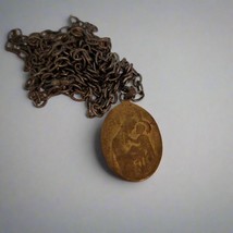 Vintage Prayer Pendant and Chain - $14.85