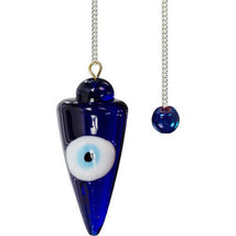 Blue Glass Evil Eye Ward Pendulum! - £6.26 GBP