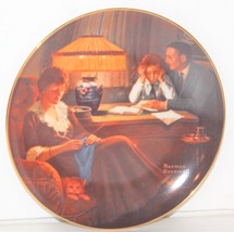 Collector Plate &#39;Father&#39;s Help&#39; by Norman Rockwell from Bradford Exchange - $5.00
