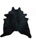 6 Ft Black Dyed Brindled Cowhide Rug - €236,28 EUR