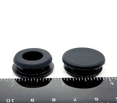 3/4&quot; Solid Rubber Grommet Panel Flush Plug for 3/16” Thick Wall 1&quot; OD 10... - £9.87 GBP