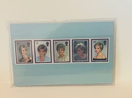 Queen Elizabeth Princess Diana Royalty Collectible Set Stamps ICS Societ... - $29.65