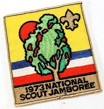 Vintage 1973 National Scout Jamboree Twill Boy Scouts America Square BSA Patch - £9.34 GBP