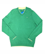 adidas Originals Men&#39;s Cashmere Knit Golf Sweater Green Pull Over Size M... - $2,396.71 MXN
