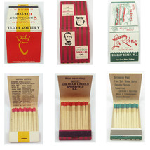 3 Vintage Matchbooks FULL Castellana Hilton Hotel Lincoln Douglas Hotel La Reine - £22.42 GBP