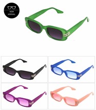 Trendy Rectangle Sunglasses Unisex Glasses Frame UV400 Generic Womens Men - £8.64 GBP