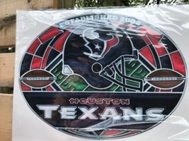 Houston Texans Football NFL 11&quot; x 14&quot; Oval Ultra Decal Sports Souvenir U... - $10.26