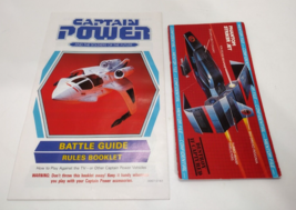 Mattel Captain Power Phantom Striker Jet Instruction Booklet + Mentor File Card! - $9.99