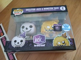 Funko Pop Jack In The Box Skeleton Jack &amp; Monster Taco - Funko Shop Exclusive - £54.98 GBP