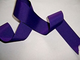 10 Yds 1 1/2" Width Regal Purple Grosgrain Ribbon Trim Jackets, Crafts Decor - $4.25