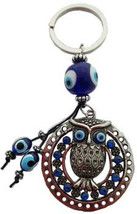 Owl Evil Eye Keychain - £37.90 GBP