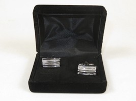 Men J.Valintin Cufflinks by Vitorofolo for French Cuff Shirt V35-29 Silver image 2