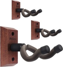 3 Pack Guitar Wall Mount, Neboic Wood Guitar Wall Hanger, Guitar Hook, Guitar - £31.95 GBP