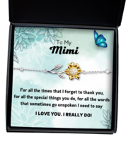 To my Mimi,  Sunflower Bracelet. Model 64024  - $59.95