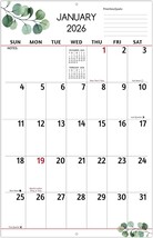 Wall Calendar 2025-2026 - Large Print Calendar, Jul 2025 - Dec 2026, 14.... - €6,89 EUR