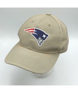 New England Patriots Khaki Snapback Cap  Adjustable Hat Twins Enterprise... - $544.46 MXN