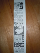 Vintage Pertussin Dr Scholl&#39;s Small Print Magazine Advertisements 1935 - €3,49 EUR