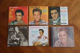 ELVIS PRESLEY 5 x CD Singles (only 2 songs) + Commemorative Issue Top Ten Hits - £15.23 GBP