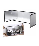 4 Sided Splatter Guard Stainless Steel Oil Splatter Guard,Grease Splatte... - £14.90 GBP