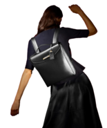 New TUMI leather handbag purse backpack Pavia Italy bag travel laptop Ra... - $1,086.80 CAD