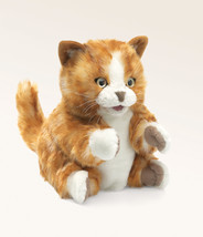 Orange Tabby Kitten Puppet - Folkmanis (2845) - £15.82 GBP