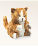 Orange Tabby Kitten Puppet - Folkmanis (2845) - $372.27 MXN