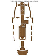 2017-2018 Malibu 22 MXZ Swim Platform Cockpit Pad Boat EVA Foam Teak Dec... - $999.00