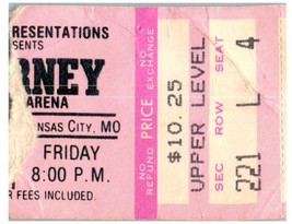 Vintage Viaggio Ticket Stub Settembre 18 1981 Kemper Arena Kansas Città - £43.49 GBP