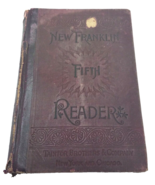Vintage Book 1884 The New Franklin Fifth Reader - Tantor Brothers HC - $183.76 MXN