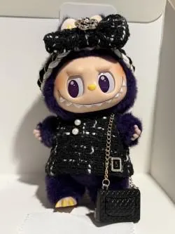 Vintage Black Dress for Labubu Doll - $27.57 CAD