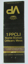 1 PPCLI Home Station Officers Mess - Canada Military 20 Strike Matchbook Cover - £1.20 GBP
