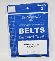 Dust Care Bissell Style 7 9 10 12 Vacuum Belts - £3.89 GBP