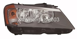 Bmw X3 X-3 2011-2014 Right Passenger Halogen Headlight Head Light Lamp - $271.26