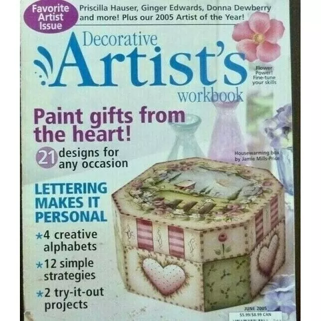 Decorative Artist&#39;s Workbook, June 2005 - £7.85 GBP
