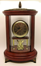 2004 Bombay Company Cherry Wood Anniversary Mantel Clock 077  - $147.51