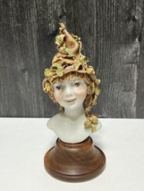 Signed Bonni Porter Bisque Figurine Woodland Fairy Elf Girl Numbered 5/18 - $98.01