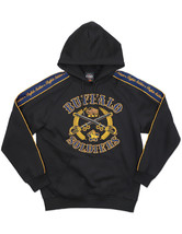 BUFFALO SOLDIER Gold Black Hoodie Jacket US ARMY Pullover Hoody Jacket 1... - $62.00