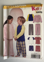 New Look 6932 Pattern Size A 1/2-8 Uncut 2009 Kids Pajamas - $8.99