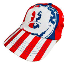 Disney Parks Mickey Mouse All American Flag Youth Baseball Hat Cap Star Stripe - £19.61 GBP