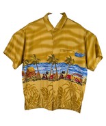 Rima Mens Hawaiian Shirt Large Airplane Woody Scooter Hawaii Surf Beach ... - $34.65