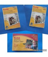 300 Sheets Kodak Photo Paper 4x6&quot; New &amp; Sealed Lot of 3 Boxes - $18.70