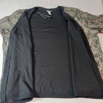 Catherine's Women's Black & Brown Open Front Jacket Blouse Top Size 5X (34W/36W) image 8