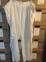 Old Navy Boho Pajamas Pants-NEW White Tufted Flowy 4XL Womens - £9.02 GBP