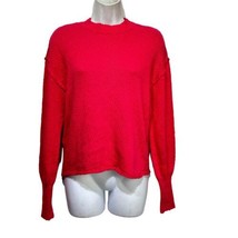 Abound Knit Pink Long Sleeve Crew Neck Sweater Womens Size S - £18.77 GBP