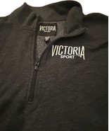 Victoria Sport Gray 1/4 Zip Pullover Women’s XL Sweatshirt Workout Runni... - $274.48 MXN