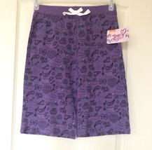 JoJo Siwa NEW Long Shorts Girls Size XL 14/16 Purple Long Bermuda Short NWT - £14.07 GBP