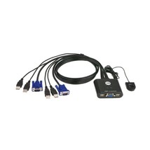 Aten CS22U 2-Port USB Cable KVM Switch  - $56.00