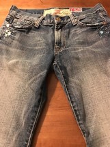 7 For All Mankind The Great China Wall Jeans Boot Cut Distressed Size 27 X 28 - £31.05 GBP
