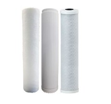 Whole House 20&quot; x 4.5&quot; Big Blue Water Filters - Sediment-GAC-Carbon (Pack of 3) - £60.74 GBP+