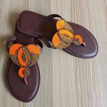 Beaded sandals/African sandals/sandals women/leather sandals /summer sandals. - £33.67 GBP